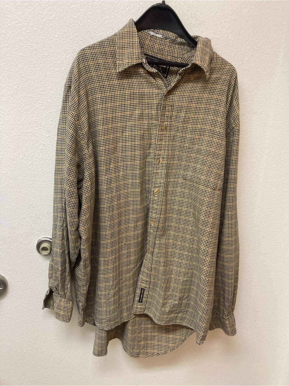 ABERCROMBIE AND FITCH Men’s Classic Oversized Button Down Long-sleeved Shirt XL